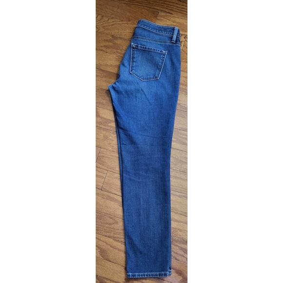 Loft Womens Modern Skinny Jeans Size 27/4 Blue Dark Wash Stretch - Picture 8 of 12
